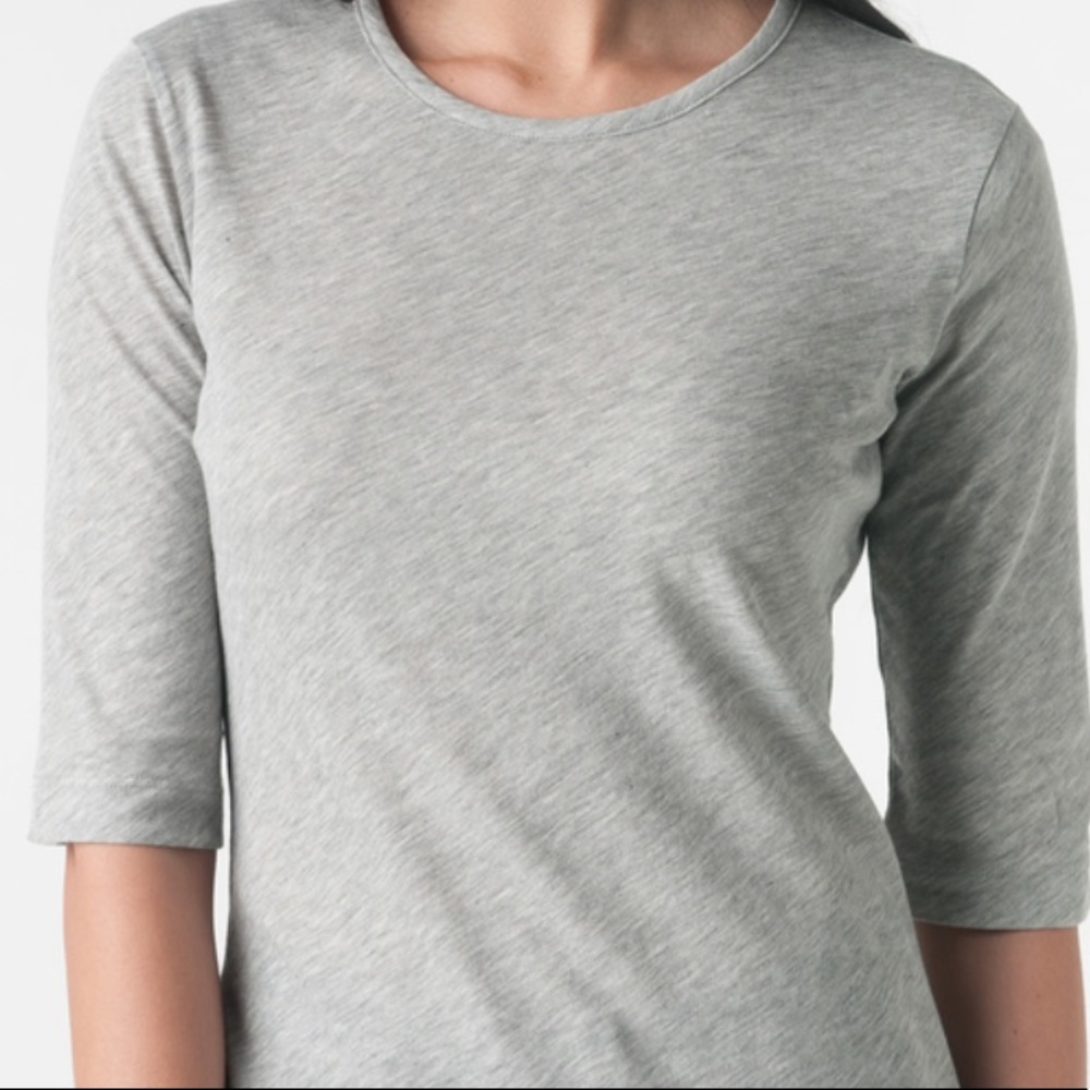 Cotton elbow sleeve t-shirt from Organic by John Patrick